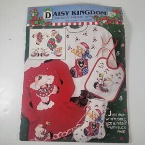 Daisy Kingdom No-Sew Christmas Wishes Fabric Appliqué Craft Vintage
